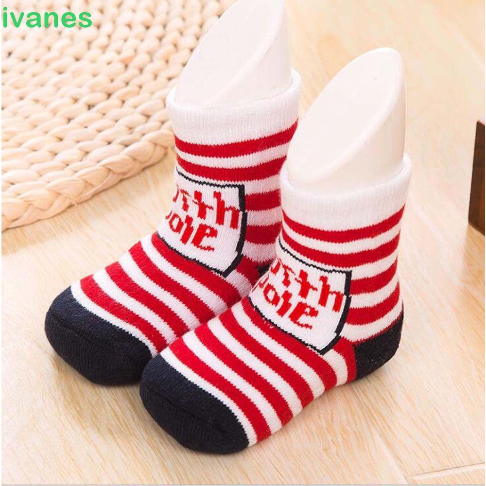 Vớ cotton mềm họa tiết giáng sinh dễ thương cho bé
