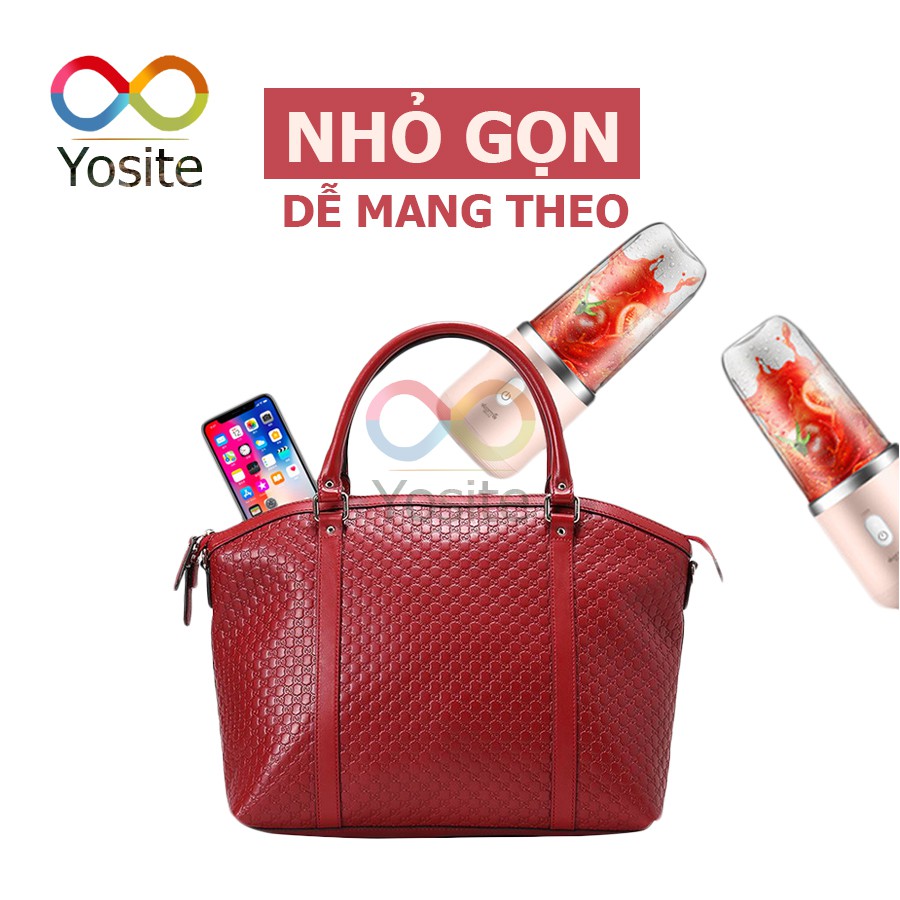 Máy xay sinh tố cầm tay DEM NU05 [Ảnh Thực] mạnh mẽ nhỏ gọn, tiện lợi, công suất cao (BH 12 tháng)