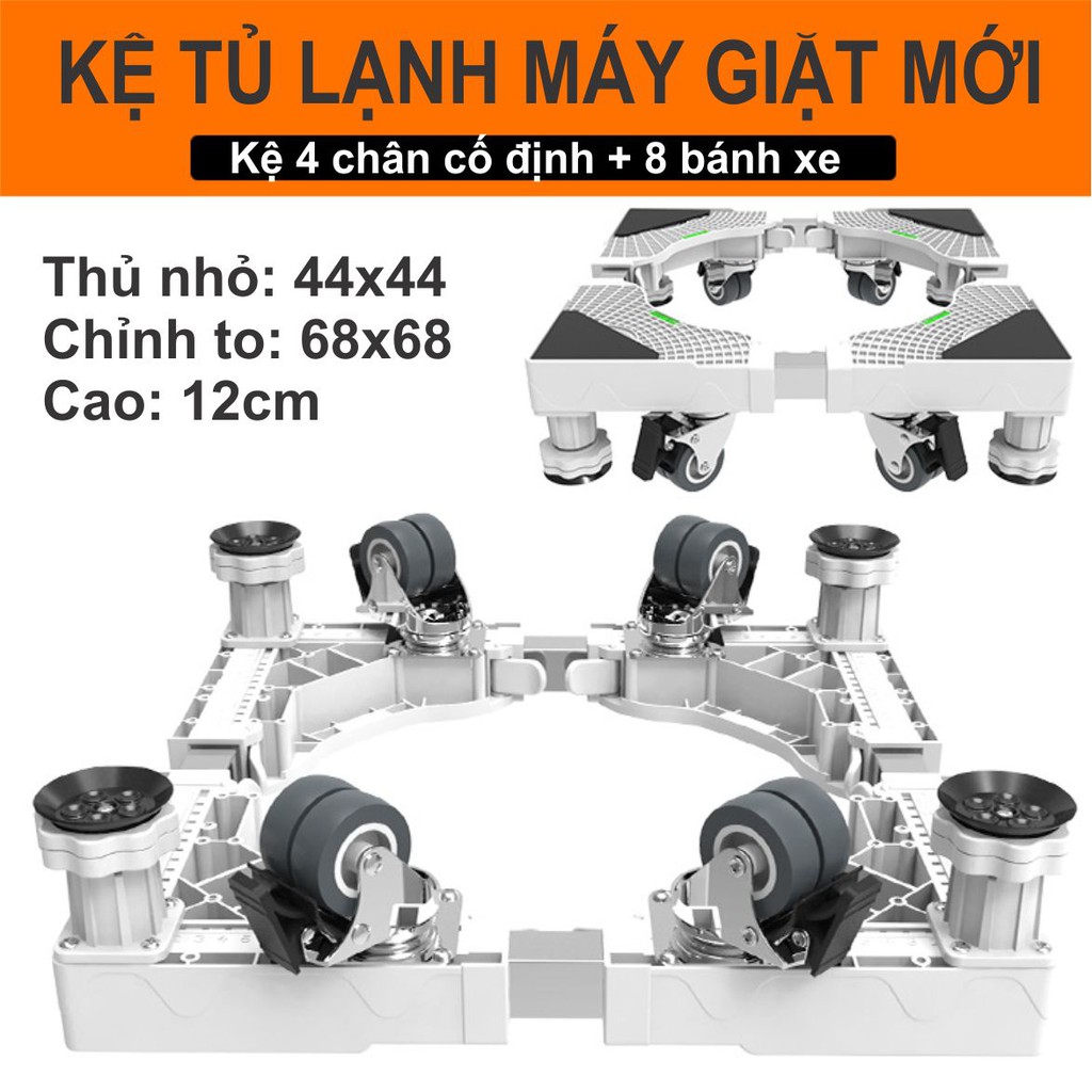 [Mã ELHA22 giảm 5% đơn 300K] Kệ tủ lạnh máy giặt đa năng cao cấp.