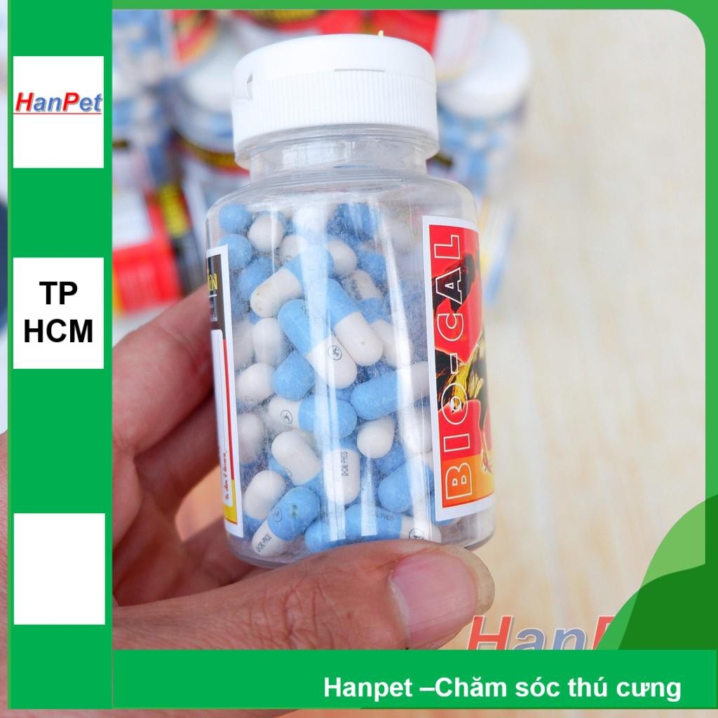 HCM- (Lọ 100 viên) Bổ Xương Gân Gối BIO MADE IN THAILAND  dạng viên nhộng UỐNG - Can xi gà đá /