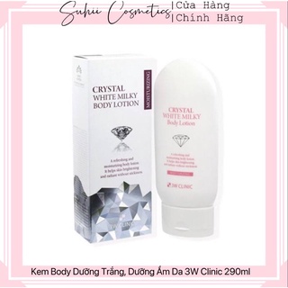 Kem Body Trắng Da 3W CLINIC 150gr - dưỡng ẩm dưỡng trắng da body