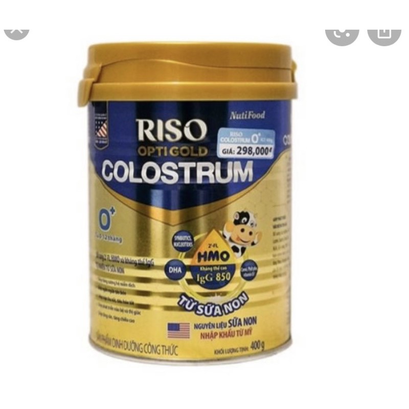 Sữa Riso ColosTrum 0+ 400gram