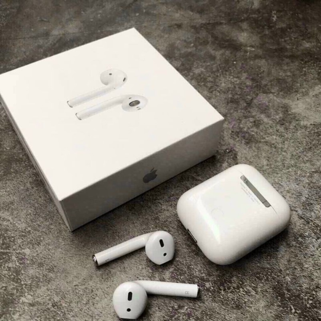 Tai nghe Bluetooth AirPods 2 TWS Cao Cấp - Đinh vị - đổi tên đa chức năng - BH 12 Tháng