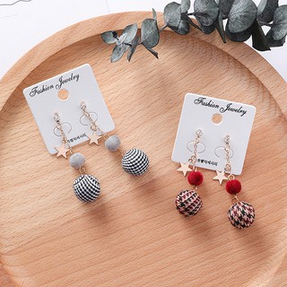 BF118 Khuyên tai cao cấp hạt châu thổ cẩm Bohemian