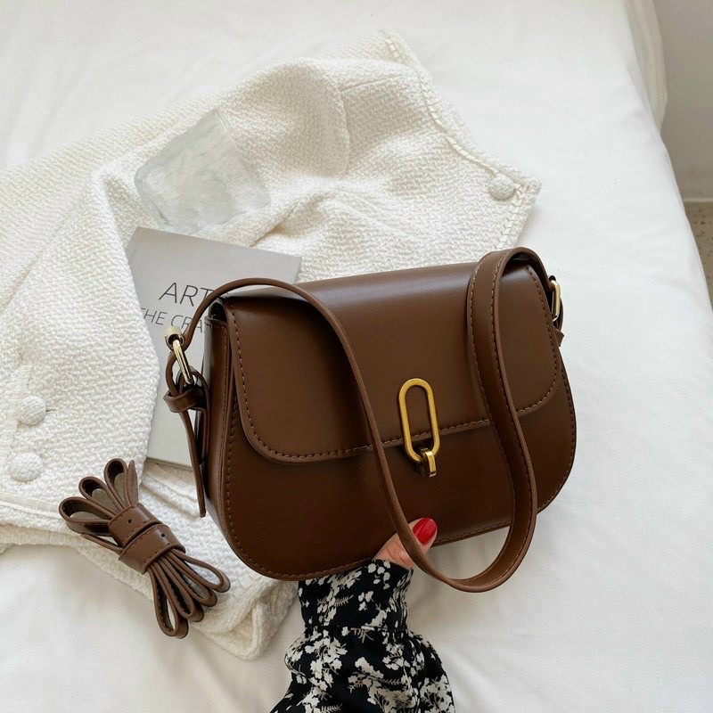 Túi xách nữ đẹp khoá sang trọng, Kèm dây đeo chéo