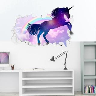 Miếng Dán Tường 3d Hình Kỳ Lân