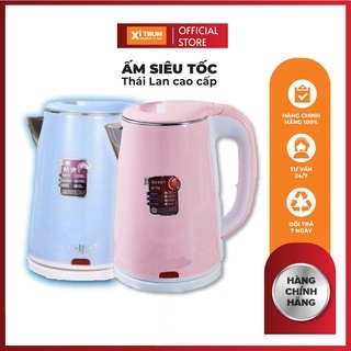 Ấm siêu tốc 2 lớp 2.5L Thái Lan chính hãng, xuất khẩu Việt Nam, tiết kiệm thời gian, diện tích cho gian bếp