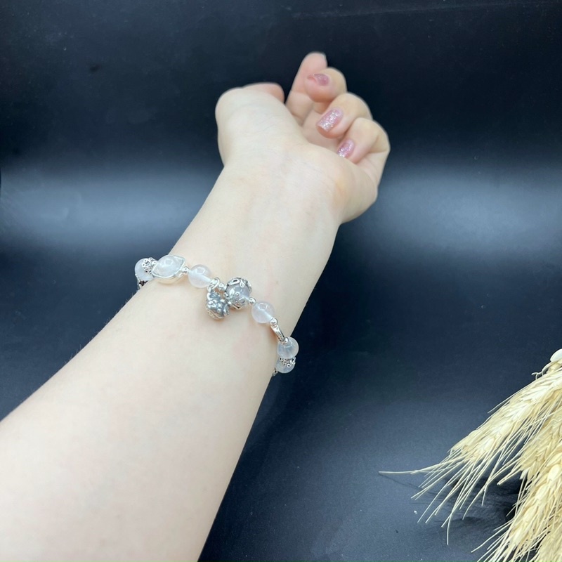 Vòng tay phong thủy mix charm Bạc 925