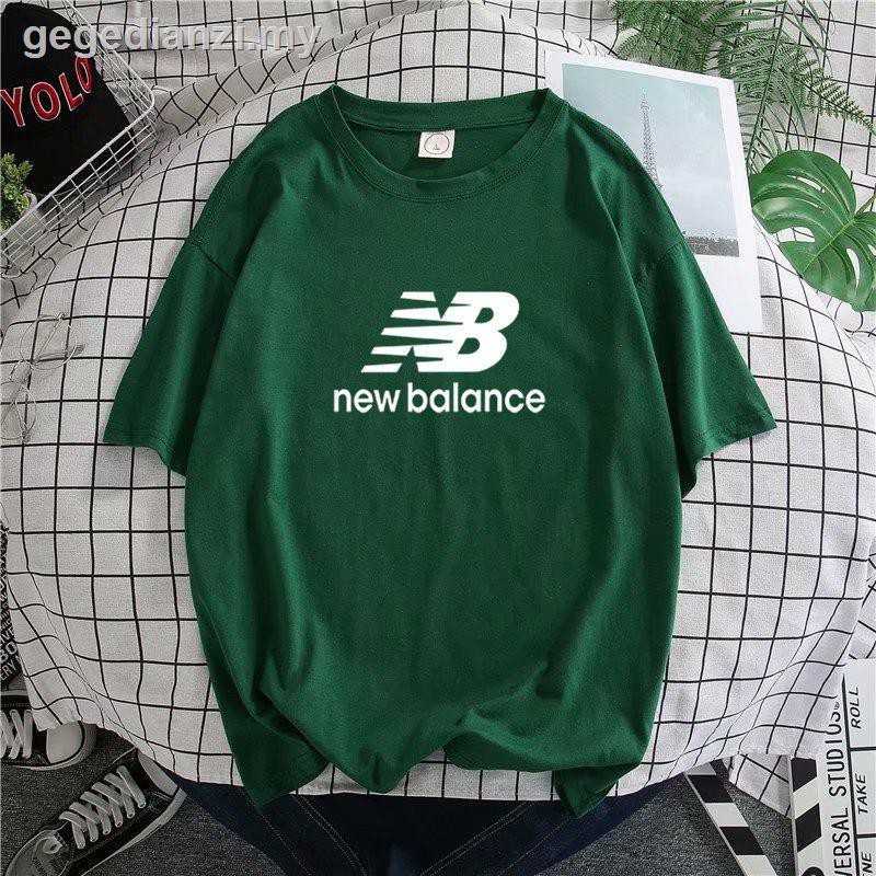 Áo Thun Thể Thao New Balance Tay Ngắn Cổ Tròn Dáng Rộng Thời Trang Mùa Hè Dành Cho Nam Và Nữ