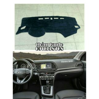 Thảm taplo  lông thú elantra