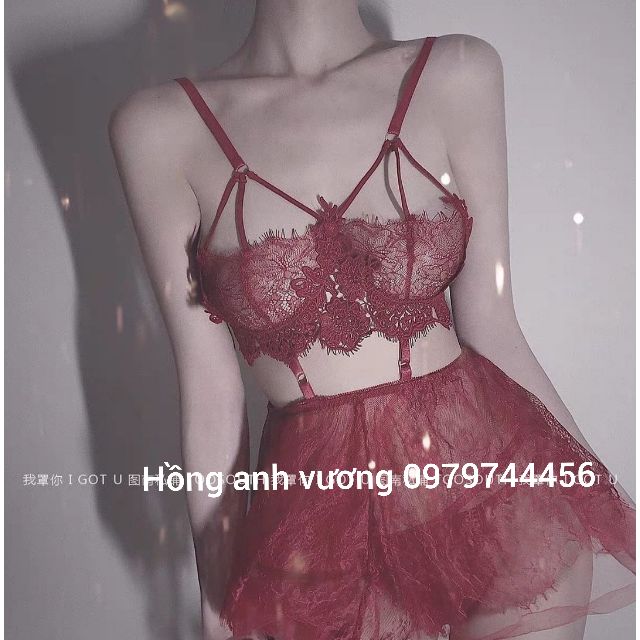 váy ngủ đầm ngủ ren ngực sexy gợi cảm