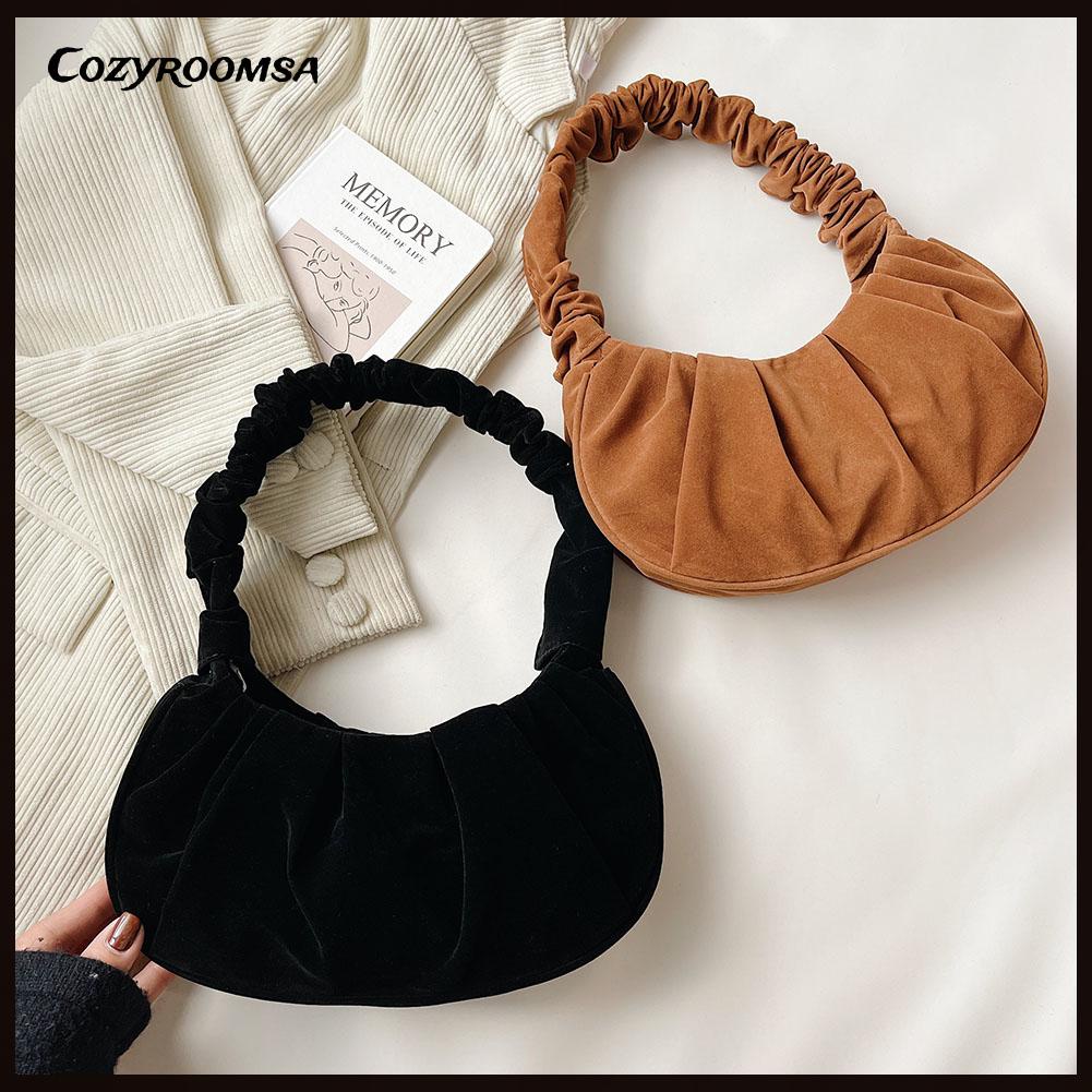 Túi xách lông nhung màu sắc thanh lịch cho phái nữ