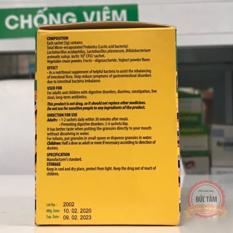 Men Vi Sinh LACTOMIN PLUS Bổ Sung Lợi Khuẩn Hộp 30 Gói