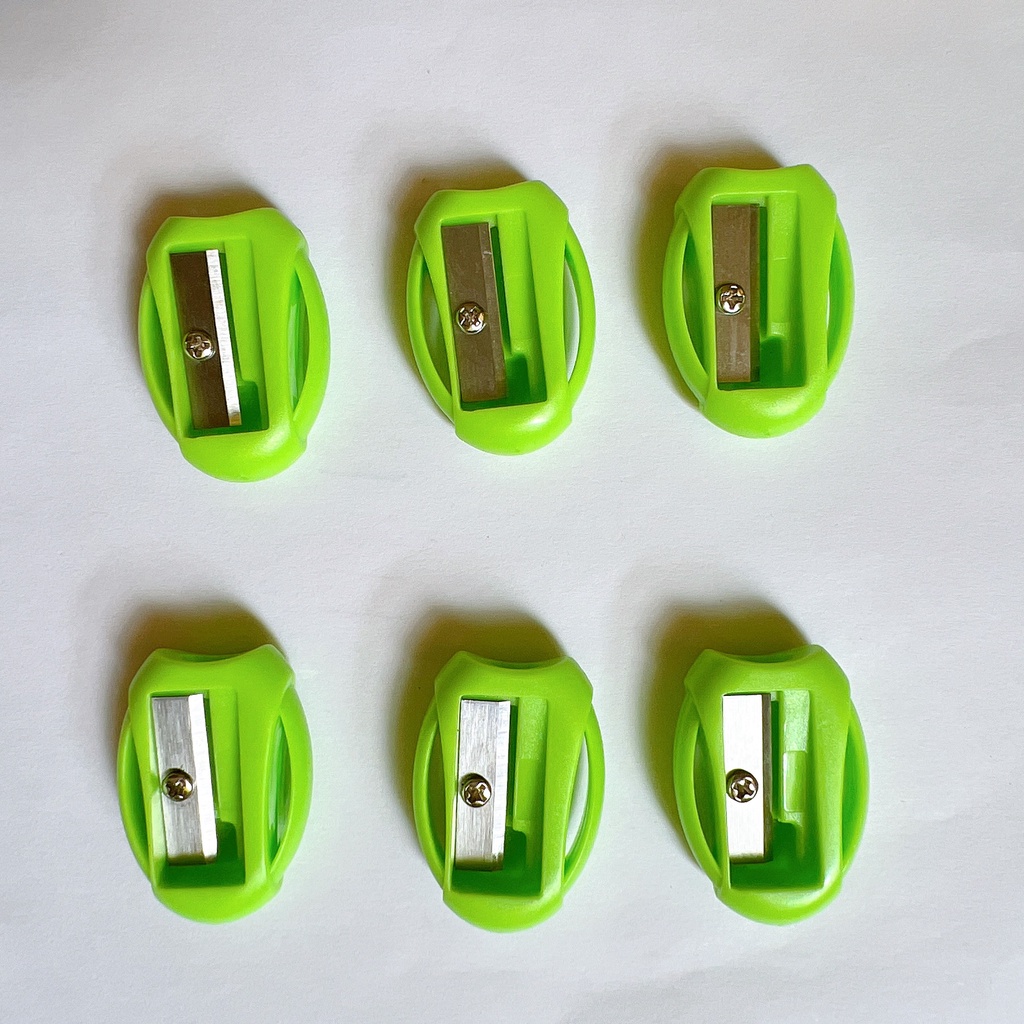 Gọt bút chì hình bầu dục 4 màu ngẫu nhiên cho bé