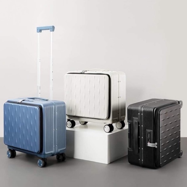 Vali kéo du lịch doanh nhân TRAVELKING808 khung nhôm khóa sâp chính hãng - VALIKING