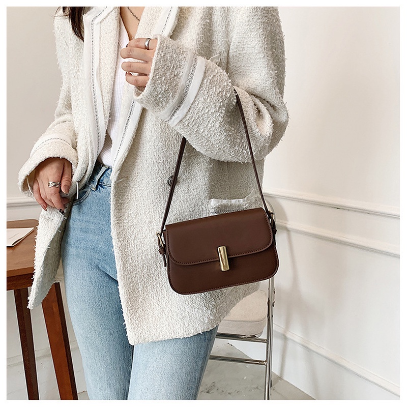 Túi Đeo Chéo Vai Hình Vuông Nhỏ Màu Trơn Mẫu Mới 2022 NB00416