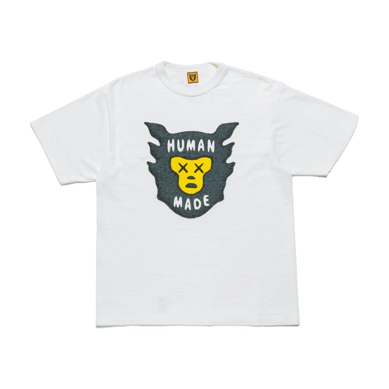 Áo Thun Cotton Tre Tay Ngắn In Chữ HUMAN MADE 22SS Vui Nhộn Cho Nam Và Nữ