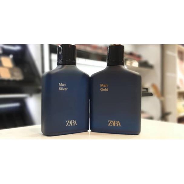 Tách set nước hoa nam ZARA MAN GOLD, SILVER 100ml ko box