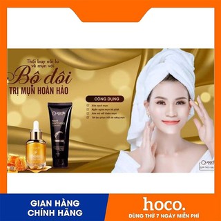 Bộ Đôi Ngăn Ngừa Mụn Queenie Skin(tặng 2 túi dung dịch vệ sinh)