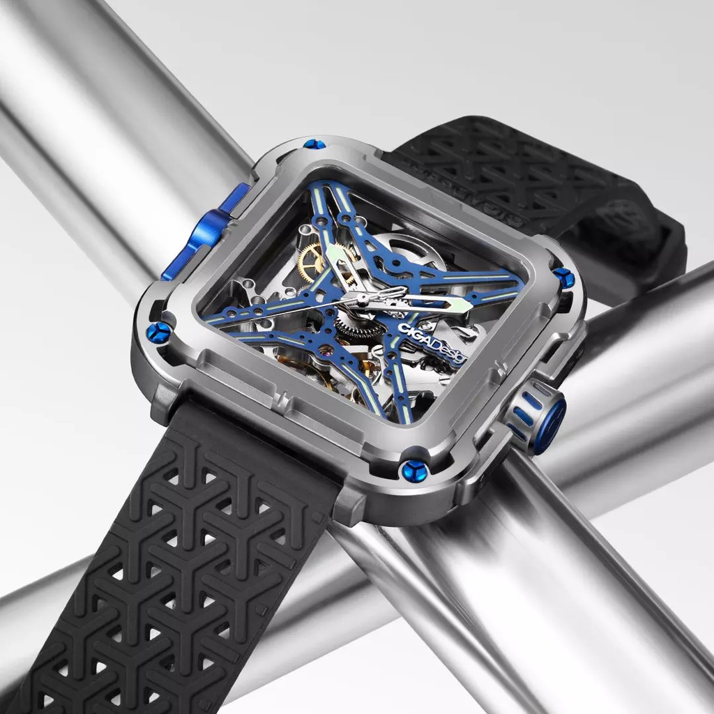Đồng hồ Cơ Nam Xiaomi CIGA Design X Series Titanium - Cyber Blue -