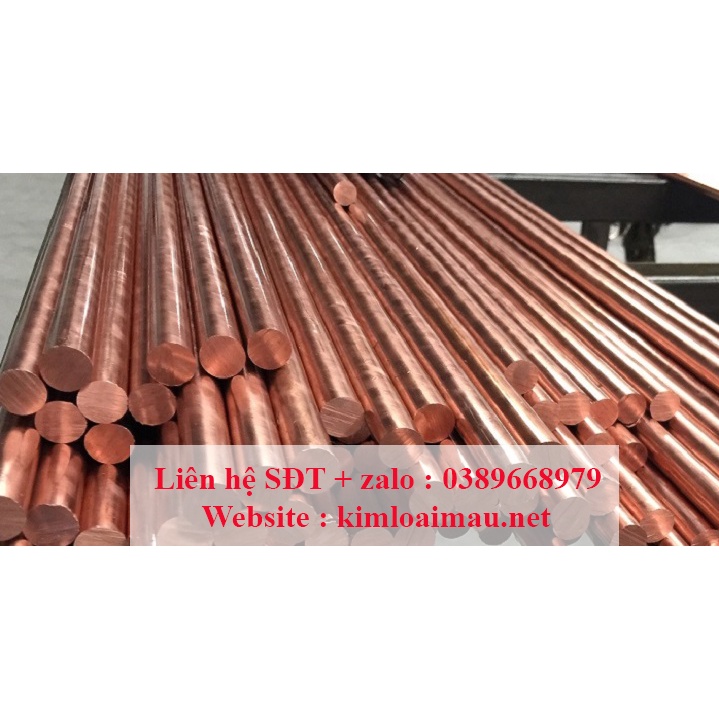 Đồng đỏ tròn đặc phi 6 Dài 3m