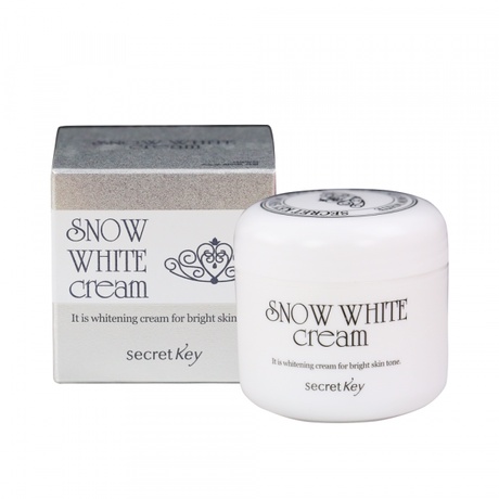Combo 4 sản phẩm chăm sóc da: Kem Tắm Trắng - Kem Dưỡng Trắng Da - Lotion - Giảm thâm nách Secret Key Snow White