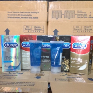 Combo 6 hộp bao cao su durex 70 cái tùy chọn + tặng ngay 2 tuýt gel bôi trơn durex play 50ml