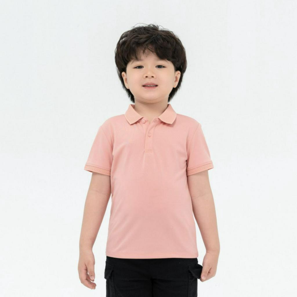 Áo thun cộc tay trẻ em YODY polo có cổ chất liệu coolmax thoáng mát dịu nhẹ thấm hút mồ hôi APK5019
