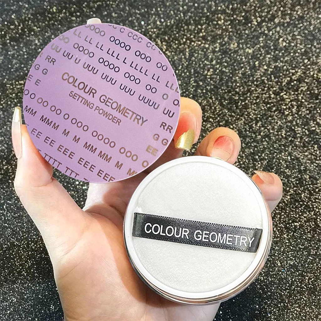 [Hàng mới về] Phấn phủ 3 màu tùy chọn trong suốt kháng nước kèm mút tán phấn tiện dụng