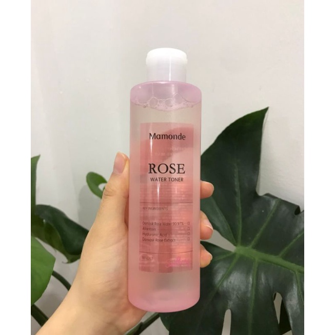 NƯỚC HOA HỒNG Mamonde Rose Water Toner 250ml - Siêu dưỡng ẩm