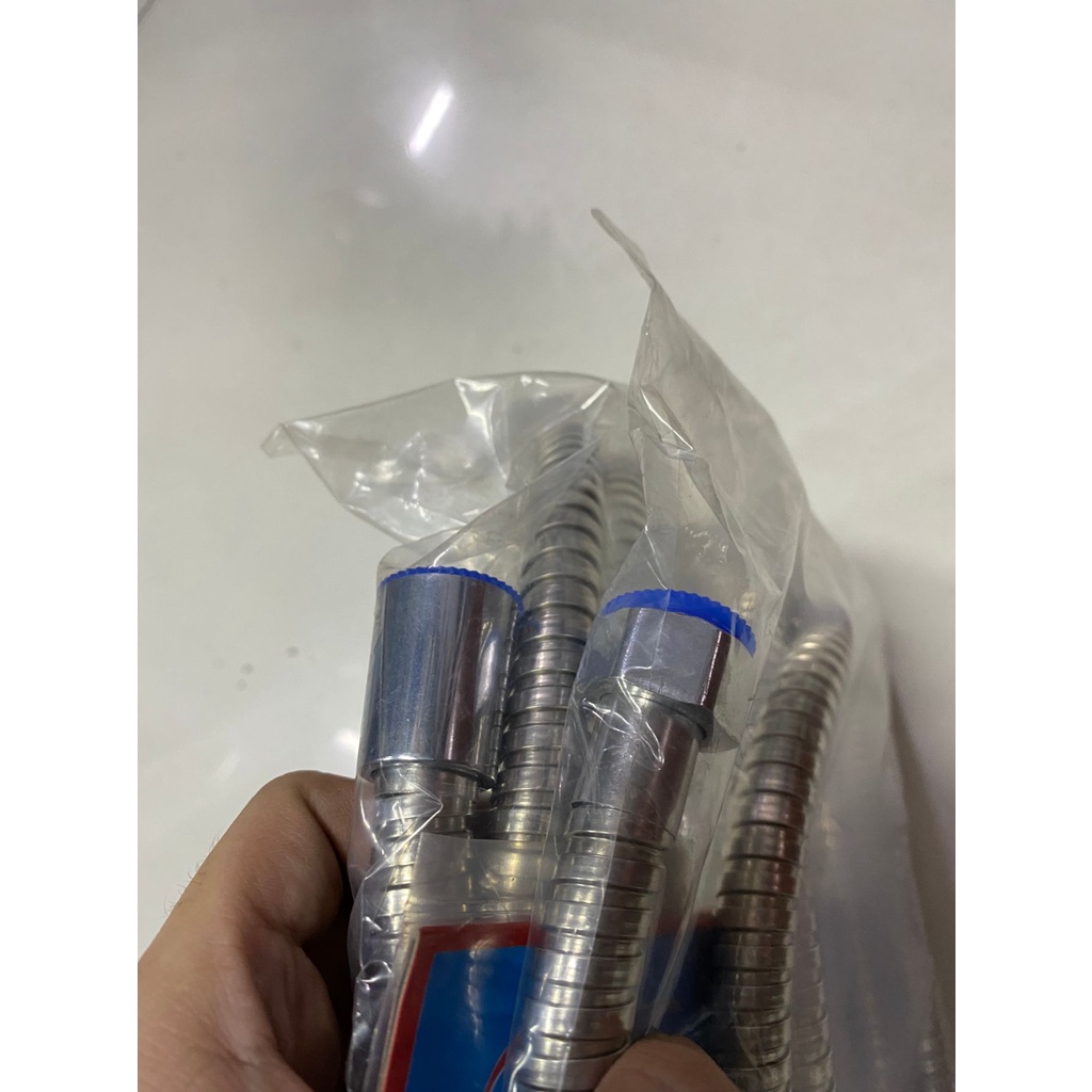 Dây vòi tắm hoa sen cao cấp, dây vòi sịt vệ sinh dài 1.5m bằng inox (thép không gỉ), nhựa lưới dẻo, dây cấp nước