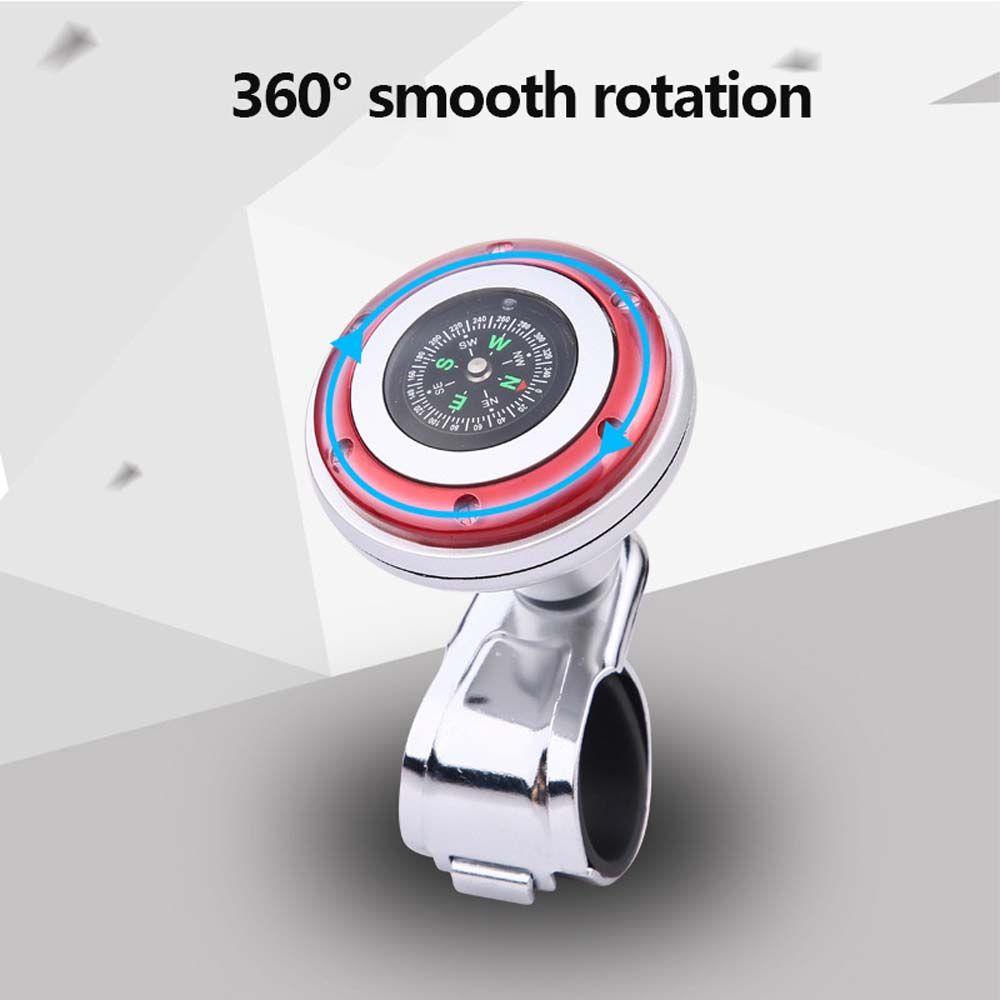 REBUY1 Phụ Kiện La Bàn Bằng Nhựa Xoay 360 Độ Cho Vô Lăng Xe Hơi Tiện Dụng