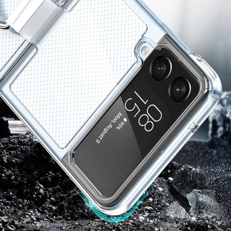 Ốp lưng Galaxy Z Flip 4 Likgus trong suốt có ring