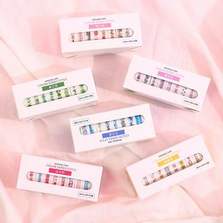 Set 10 Cuộn Băng Keo Giấy Nhiều Màu Trang Trí Nhật Ký
