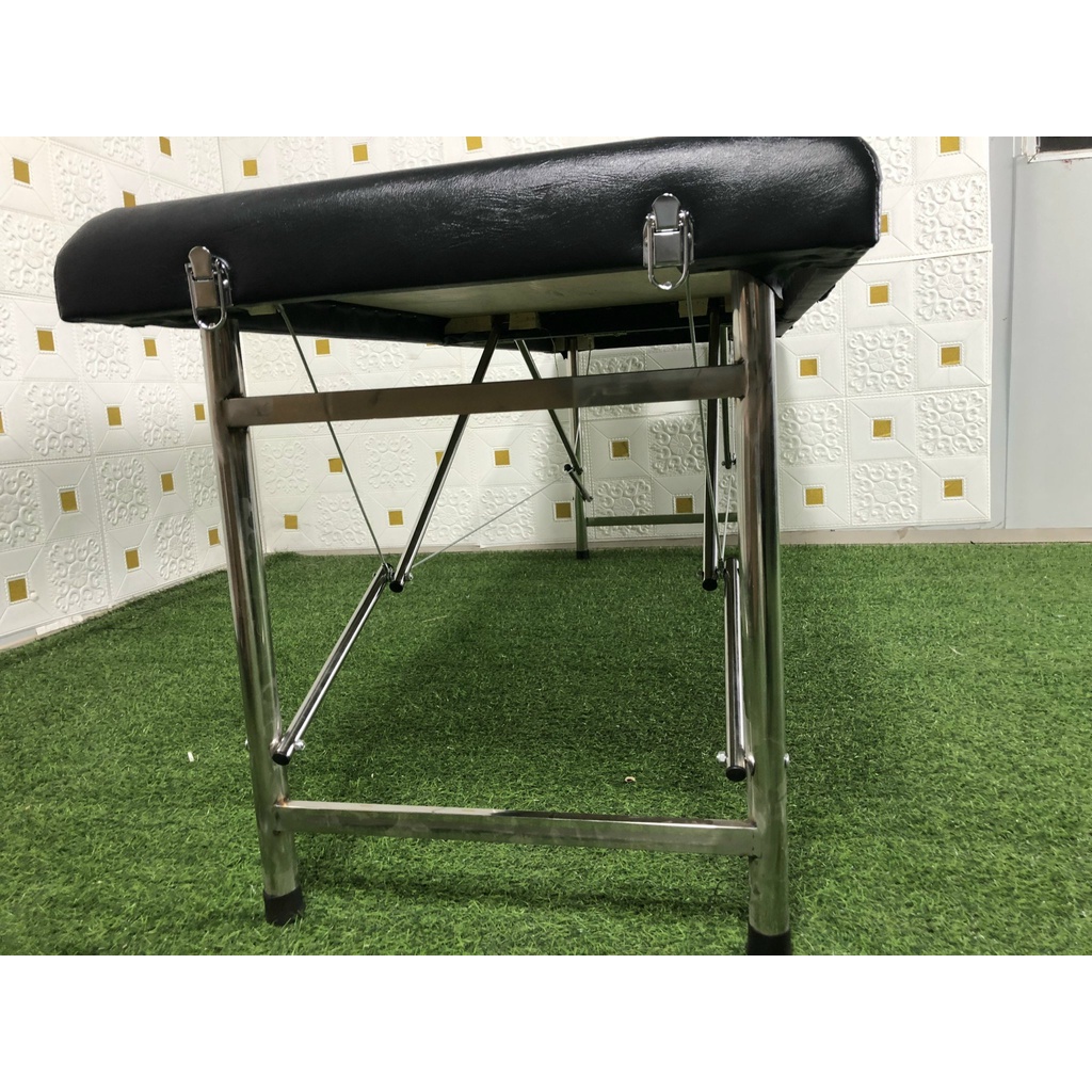 Giường Vali gấp gọn chân inox loại 1 dành cho Spa