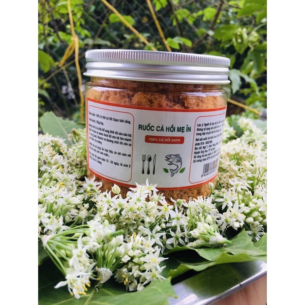 Ruốc Cá Hồi (FREE SHIP)+140gam /1hũ thơm ngon béo ngậy nguyên chất không pha trộn không chất bảo quản trẻ nhỏ trên 6 th