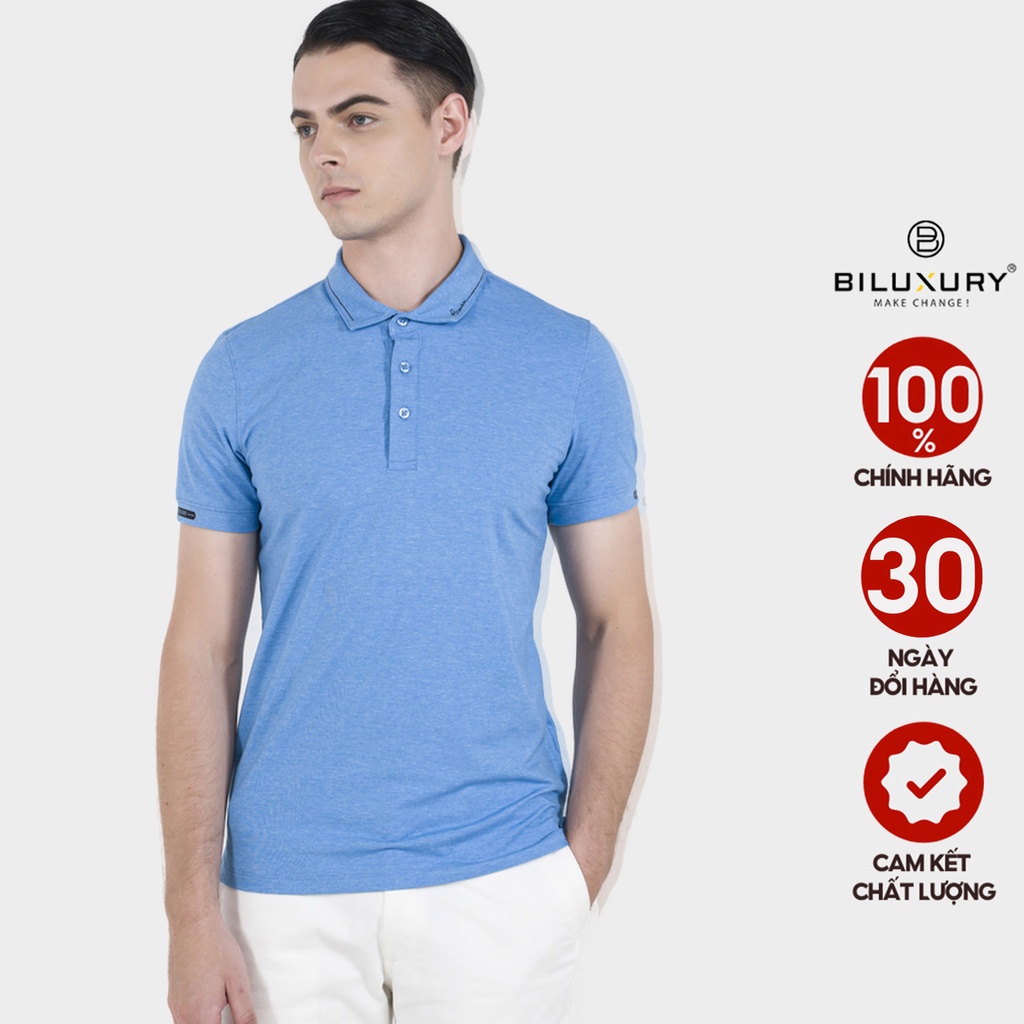 Áo polo nam cổ bẻ Biman by Biluxury cao cấp bodyfit lịch lãm trẻ trung co giãn 4 chiều