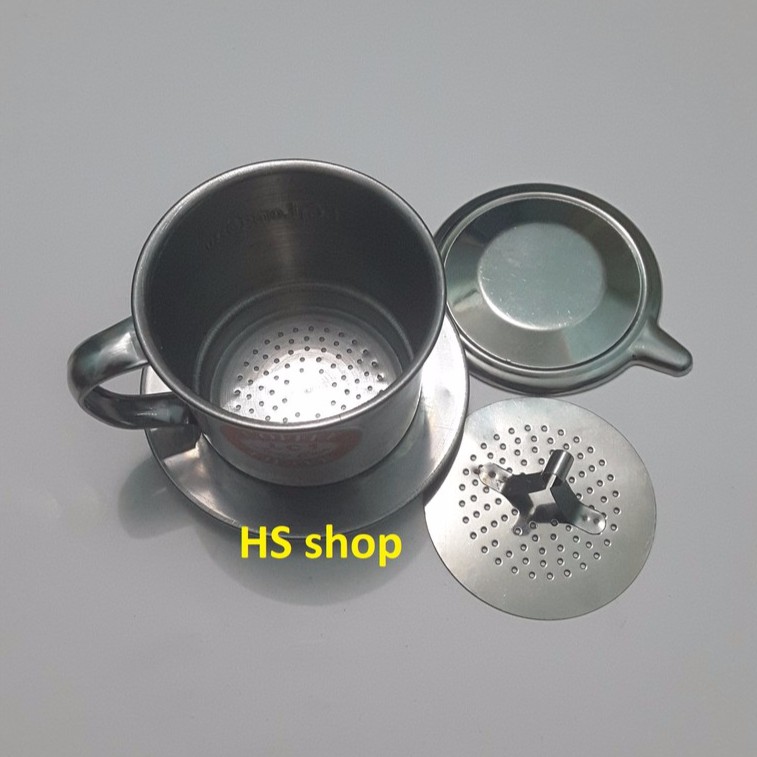 Phin pha cà phê Inox (Cỡ 8, pha được 2-3 người uống) -Bền, đẹp, giá rẻ - NPP HS shop