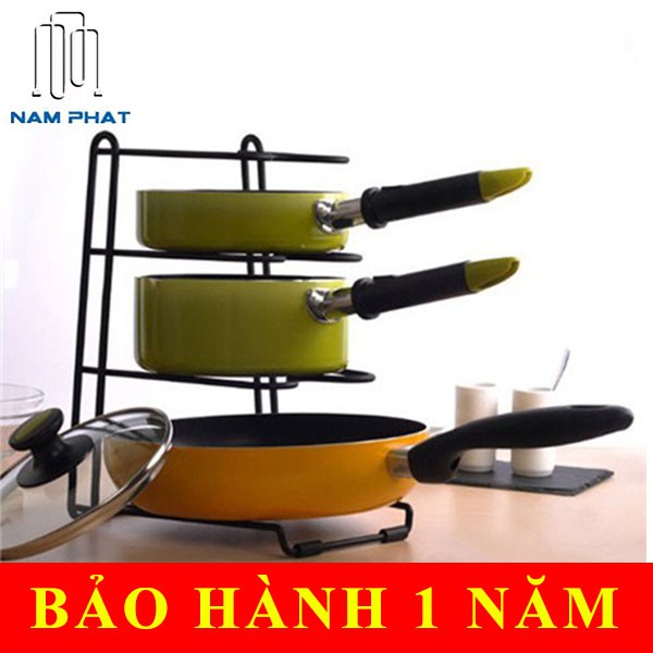 [Shopee Trợ Giá] Kệ Nồi Cao Cấp Sơn Tĩnh Điện Đa Năng 3 Tầng 2 Tư Thế