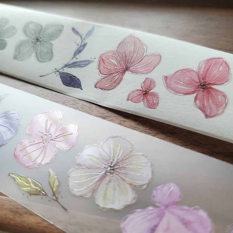 Meohime 𓃠 Peipan - Băng dán washi tape cánh hoa Flower 13