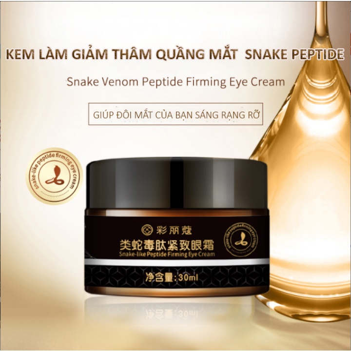 Kem Bôi Mắt 30ML, Dưỡng Ẩm, Loại Bỏ Quầng Thâm Và Nếp Nhăn Ở Vùng Mắt, Trẻ Hóa Và Giúp Mắt Bạn Trắng Sáng Rạng Rỡ