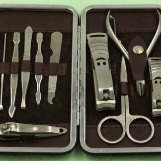 Bộ kiềm cắt móng Inox 12 món
