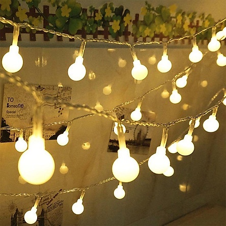Đèn led dây dài 6m x 40 bóng USB chiếu sáng  trang trí lều trại và chụp hình | BigBuy360 - bigbuy360.vn