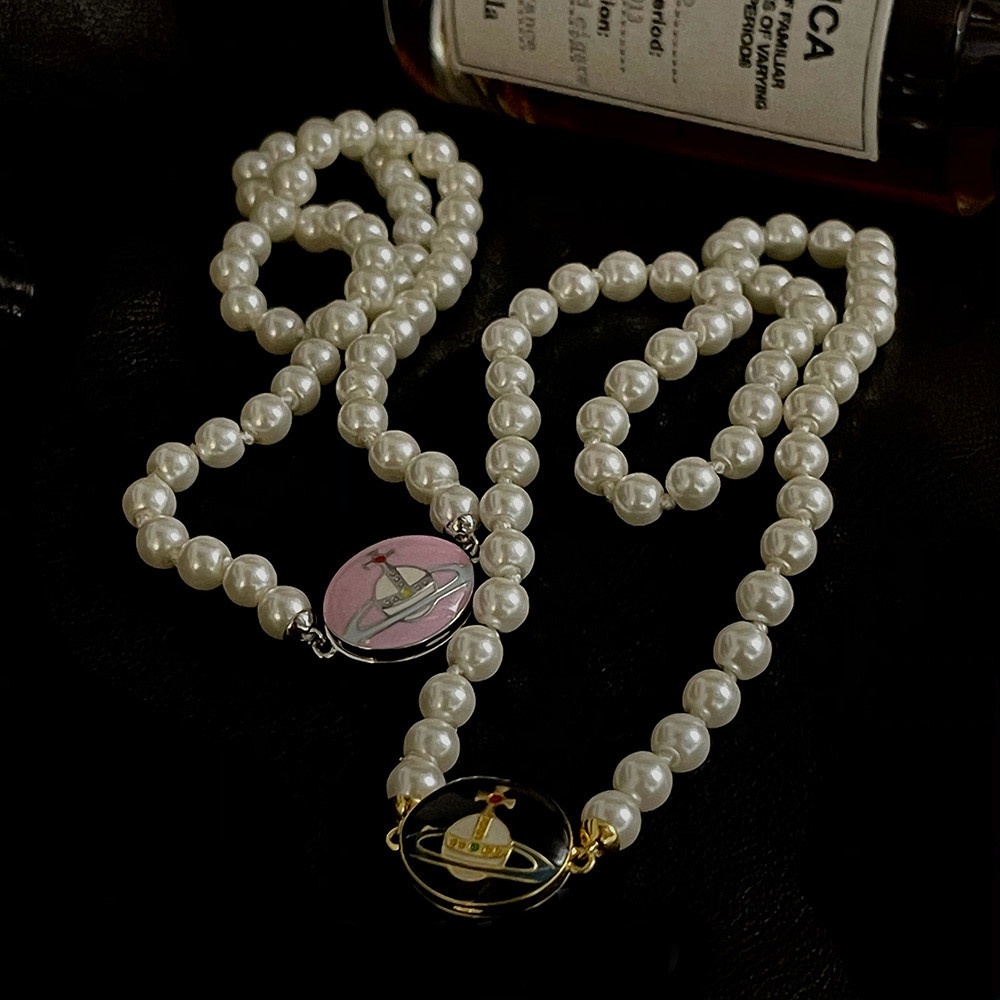 Vòng Cổ Choker Đính Ngọc Trai Thời Trang Cho Nữ