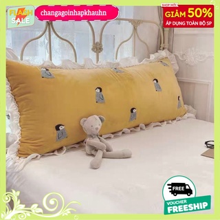 Gối Tựa Đầu Giường Hoạ Tiết Best phối viền bèo[1M5/1M8]hàng nhập khẩu cao cấp