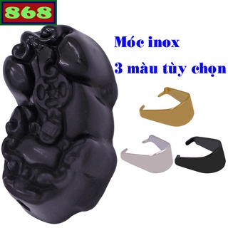 Mặt tỳ hưu đá đen 3.2 cm mtathen, mặt dây chuyền