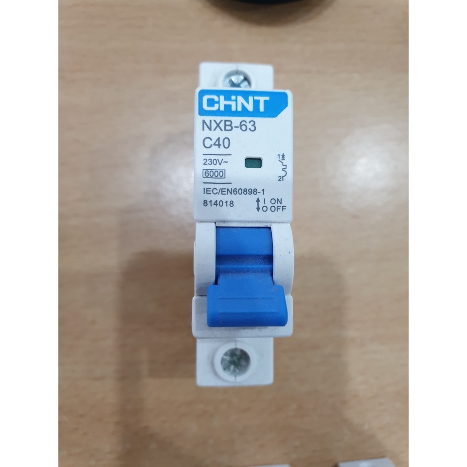 Át tô mát cài chint NXB- 63 1P, 6A, 10A,16A, 20A, 25A, 32A, 40A, 50A, 63A,  80A, 100A, 125A