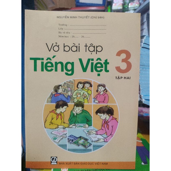 Toys, Vở bài tập tiếng việt lớp 3 tập 2( bao kính, dán nhãn)