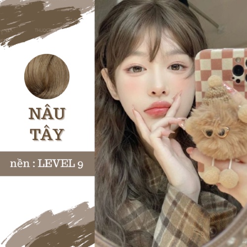 Set màu nhuộm tóc- NÂU TÂY