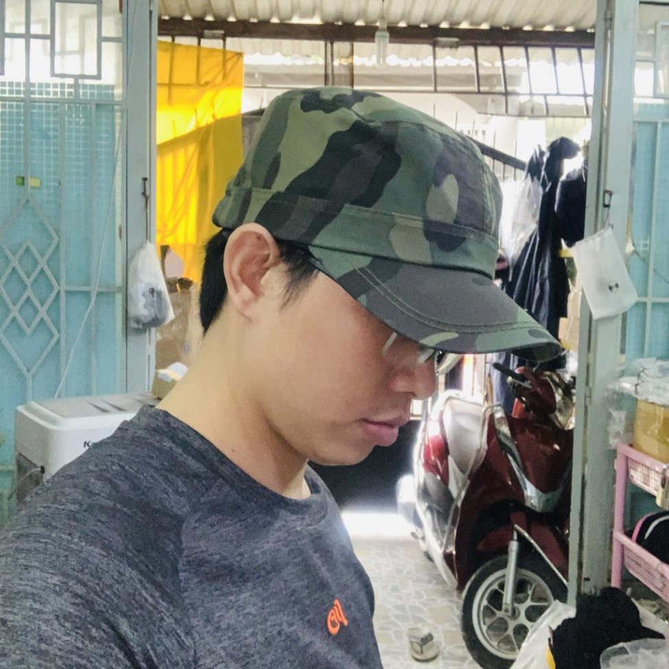 Nón Kết Đầu Bằng, Mũ lưỡi Trai Thể Thao Nam Nữ Hot Trend Chất Vải Lính Camo Form Chuẩn Đẹp  ྇